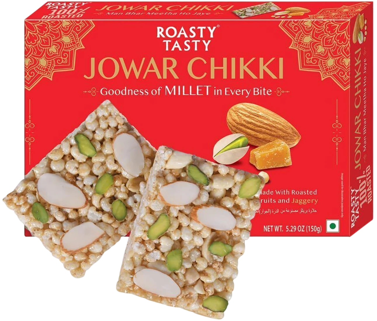 Roasty Tasty Jowar Chikki 150g — image 2