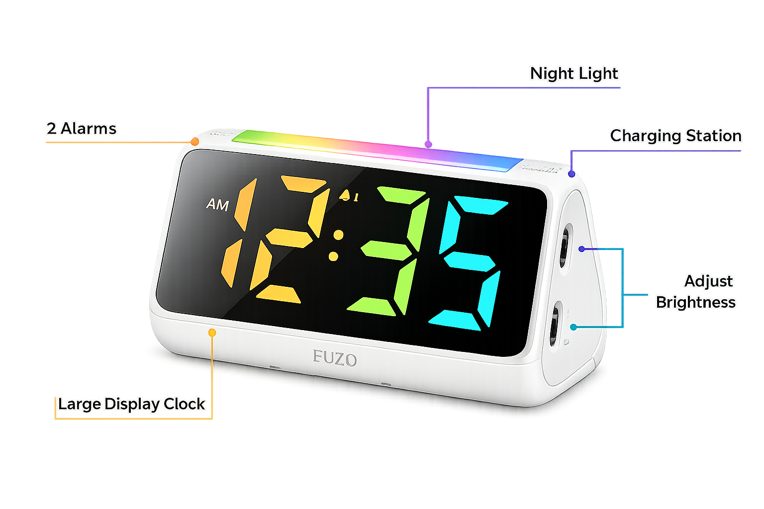Digital clock with lamp (CASA) — image 2
