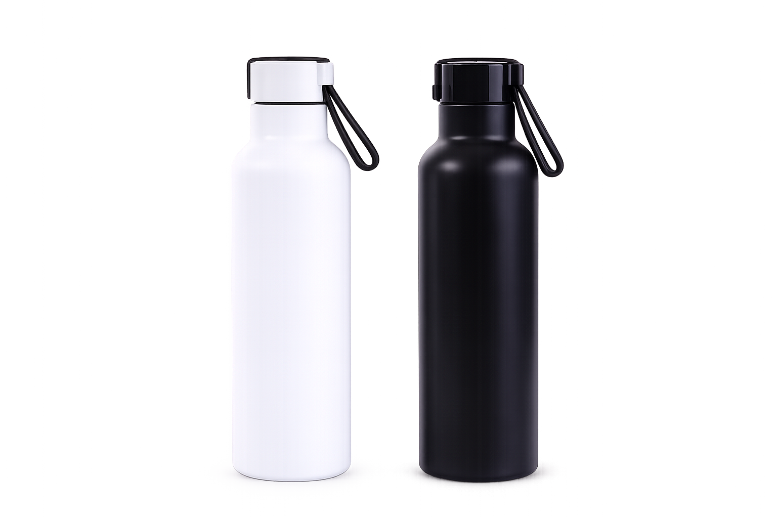 Insulated Bottle with rubber grip 800Ml — image 1