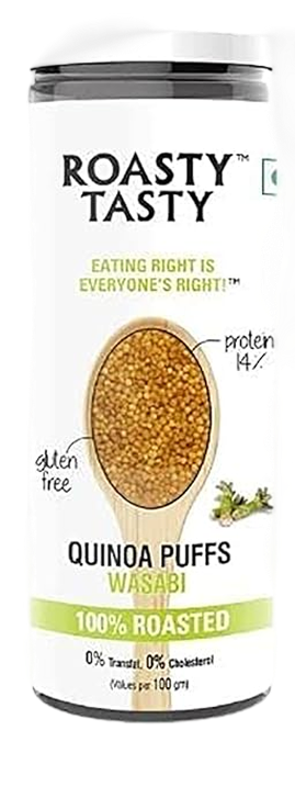 Roasty Tasty Quinoa Puffs Wasabi 60g — image 1