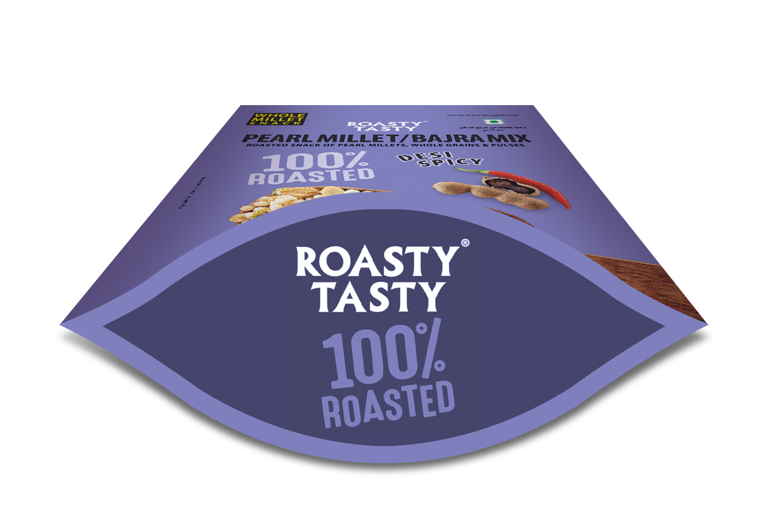 Roasty Tasty Pearl Millet (Bajra Mix) Desi Spicy 340g — image 2