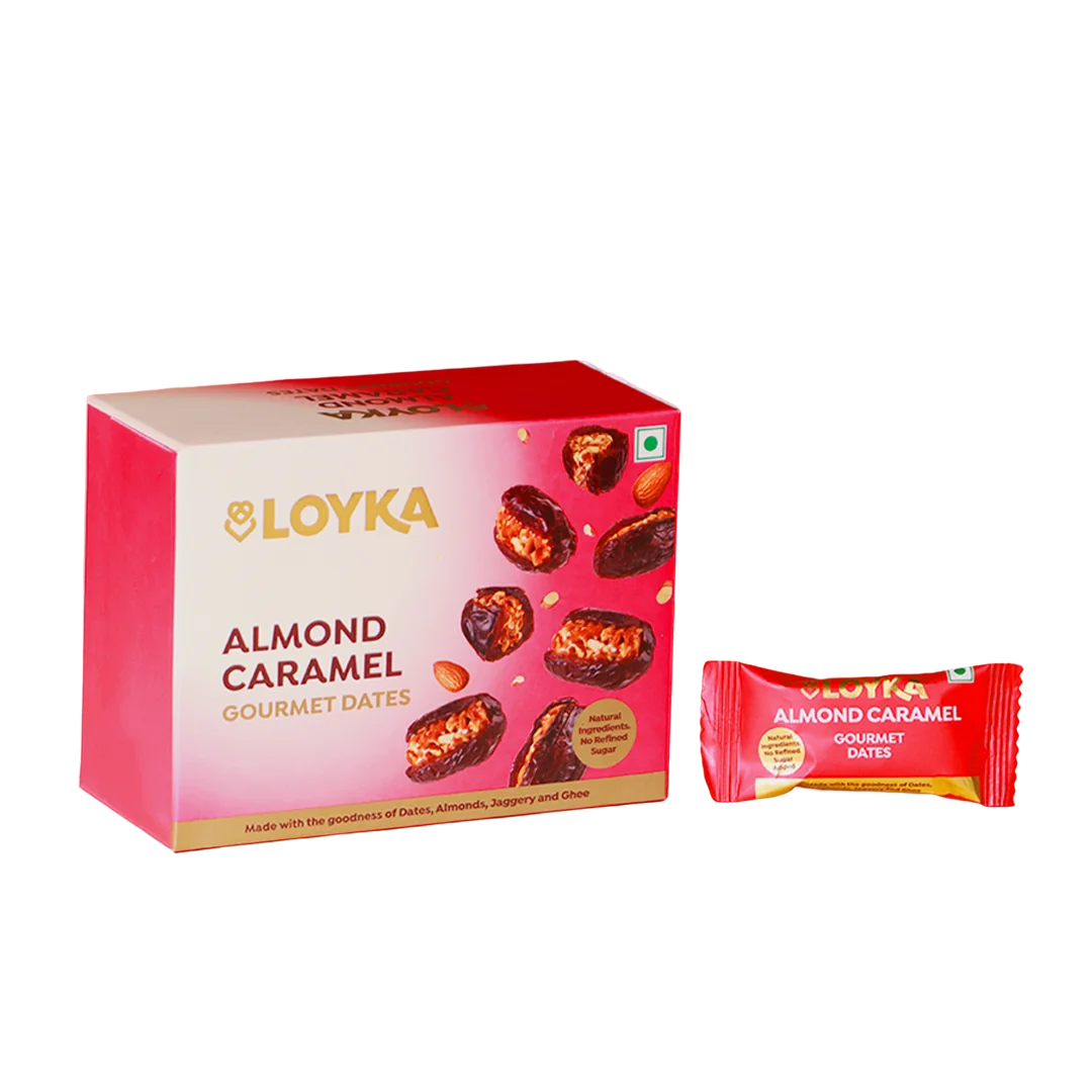 Loyka Almond Caramel Gourmet Dates Box 100g