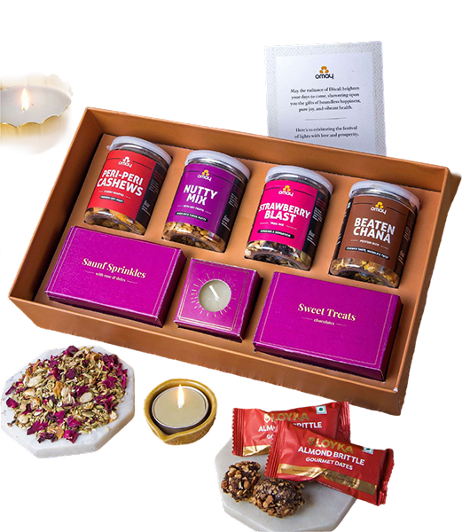 Omay Goodness Inside Diwali Gift Box — image 2