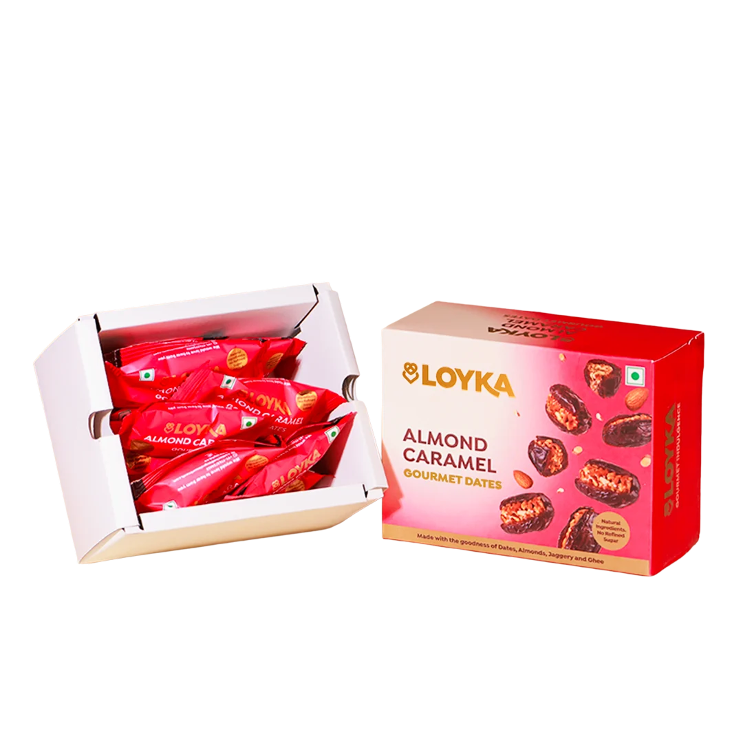 Loyka Almond Caramel Gourmet Dates Box 100g — image 3