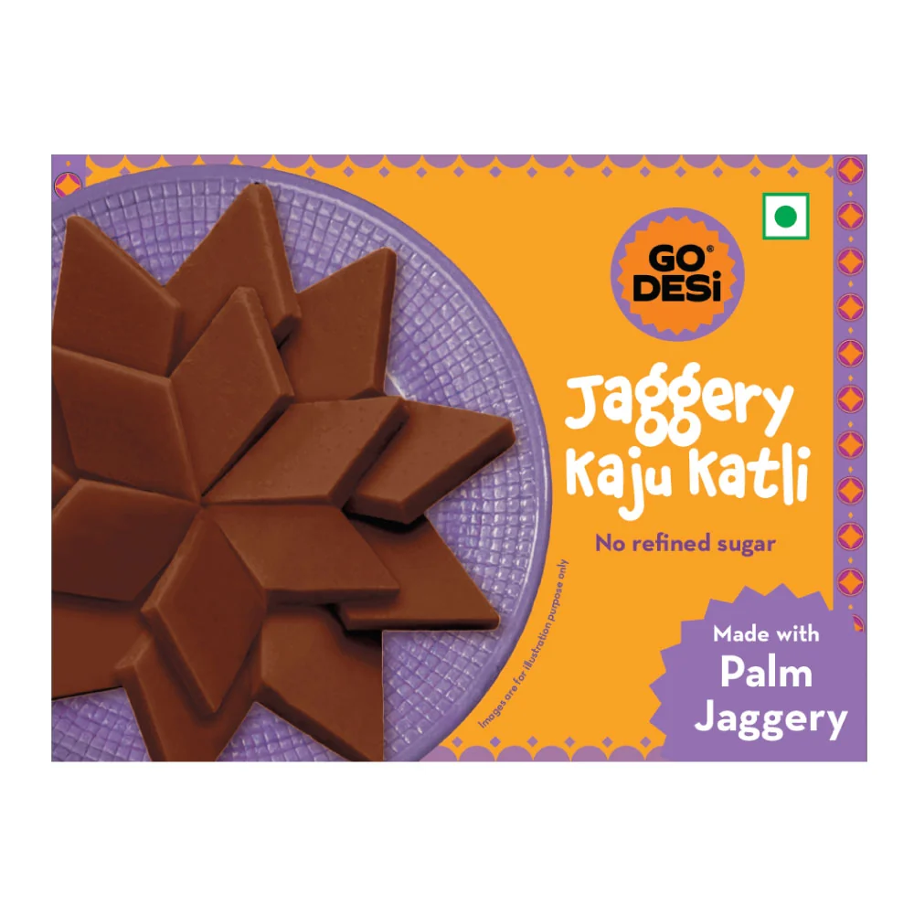 GoDesi Jaggery Kaju Katli 100g