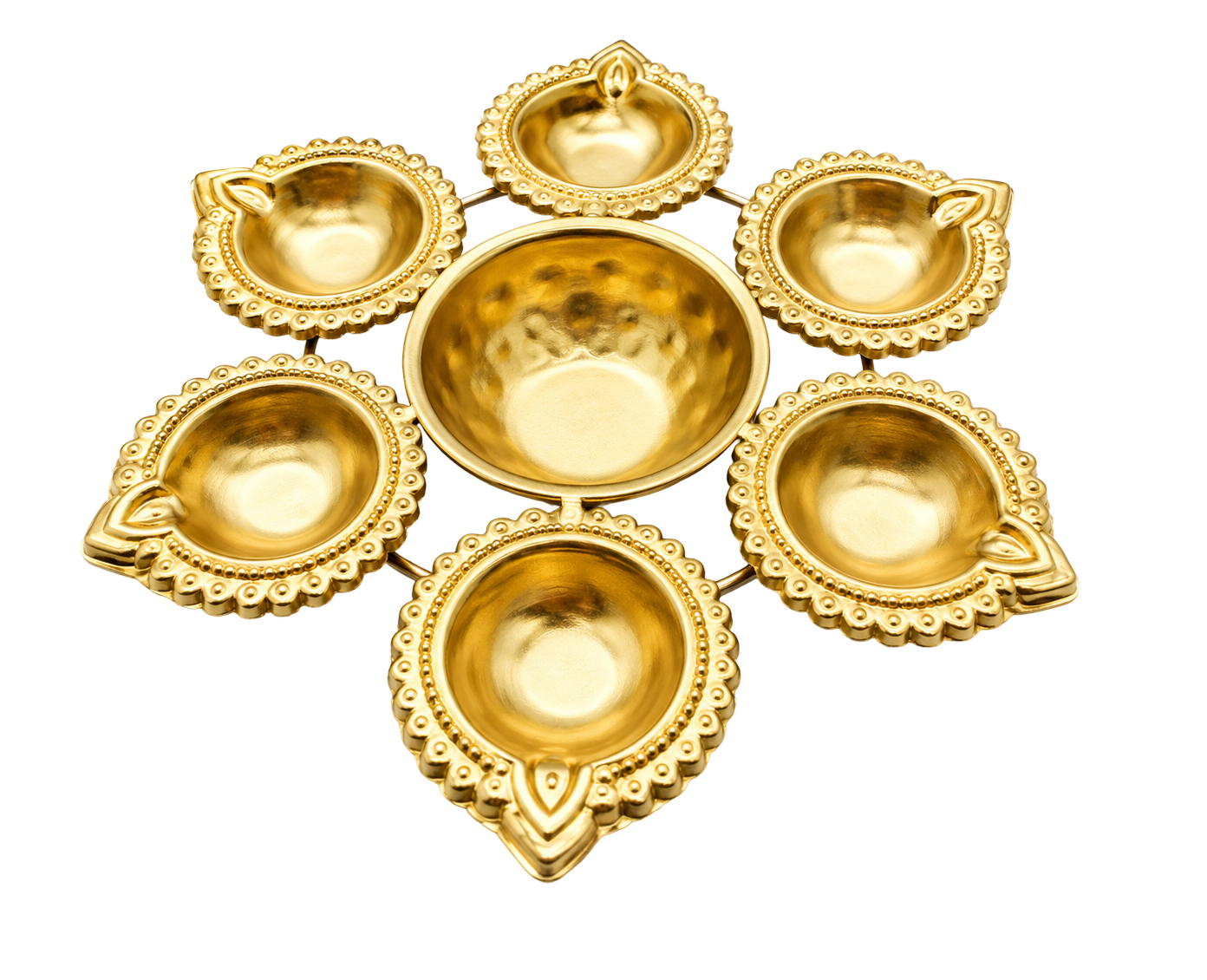 Metal Urli 6 Diya