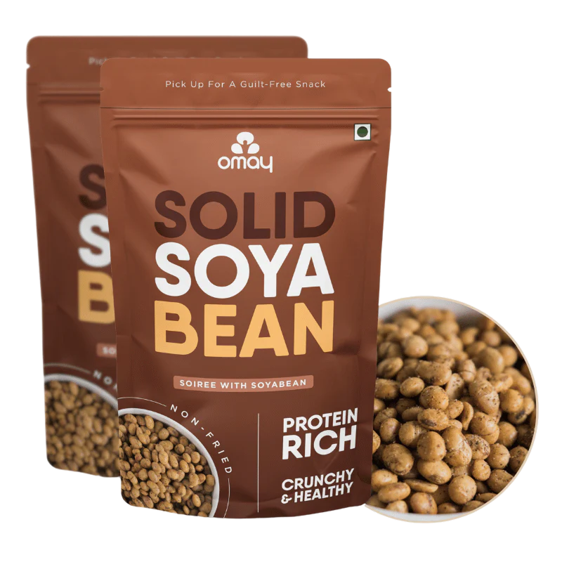 Omay Solid Soyabean - Protein Rich 400 gms Pouch (2 units)