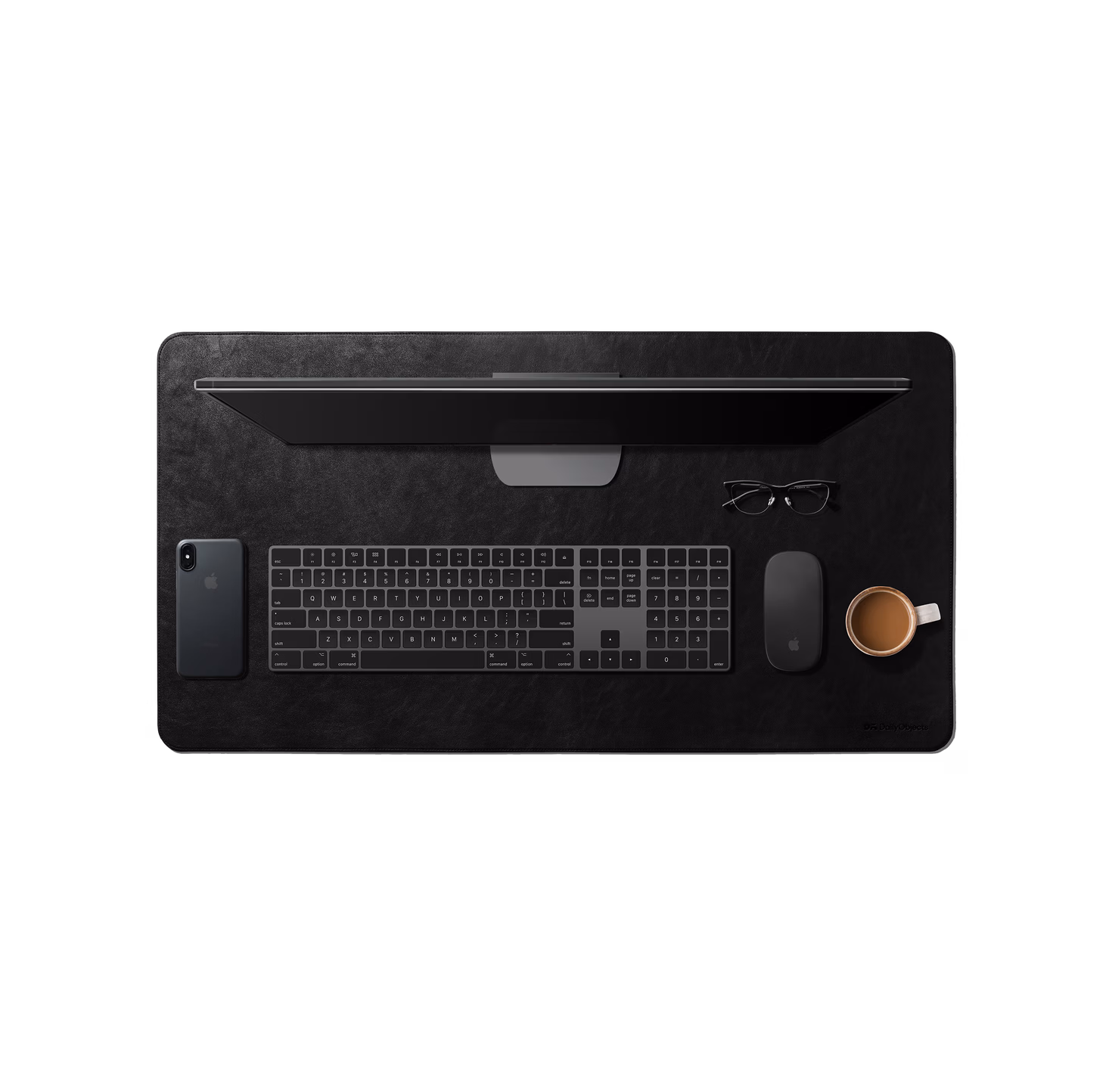 Turf Vegan Leather Desk Mat (Black) — image 3