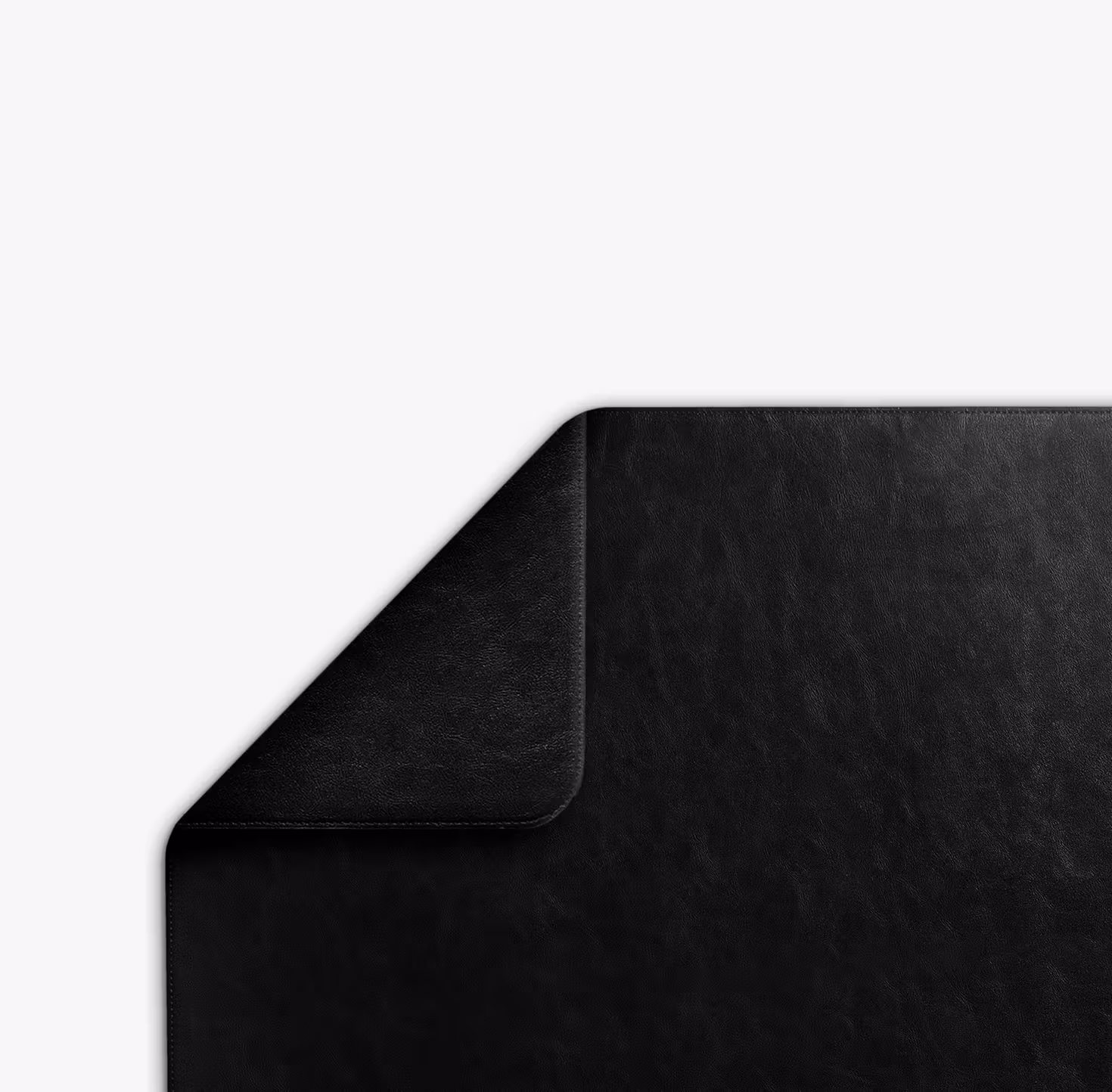 Turf Vegan Leather Desk Mat (Black) — image 2