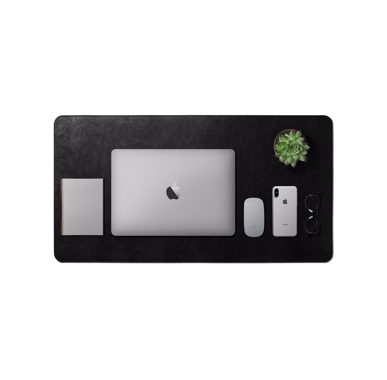 Turf Vegan Leather Desk Mat (Black)