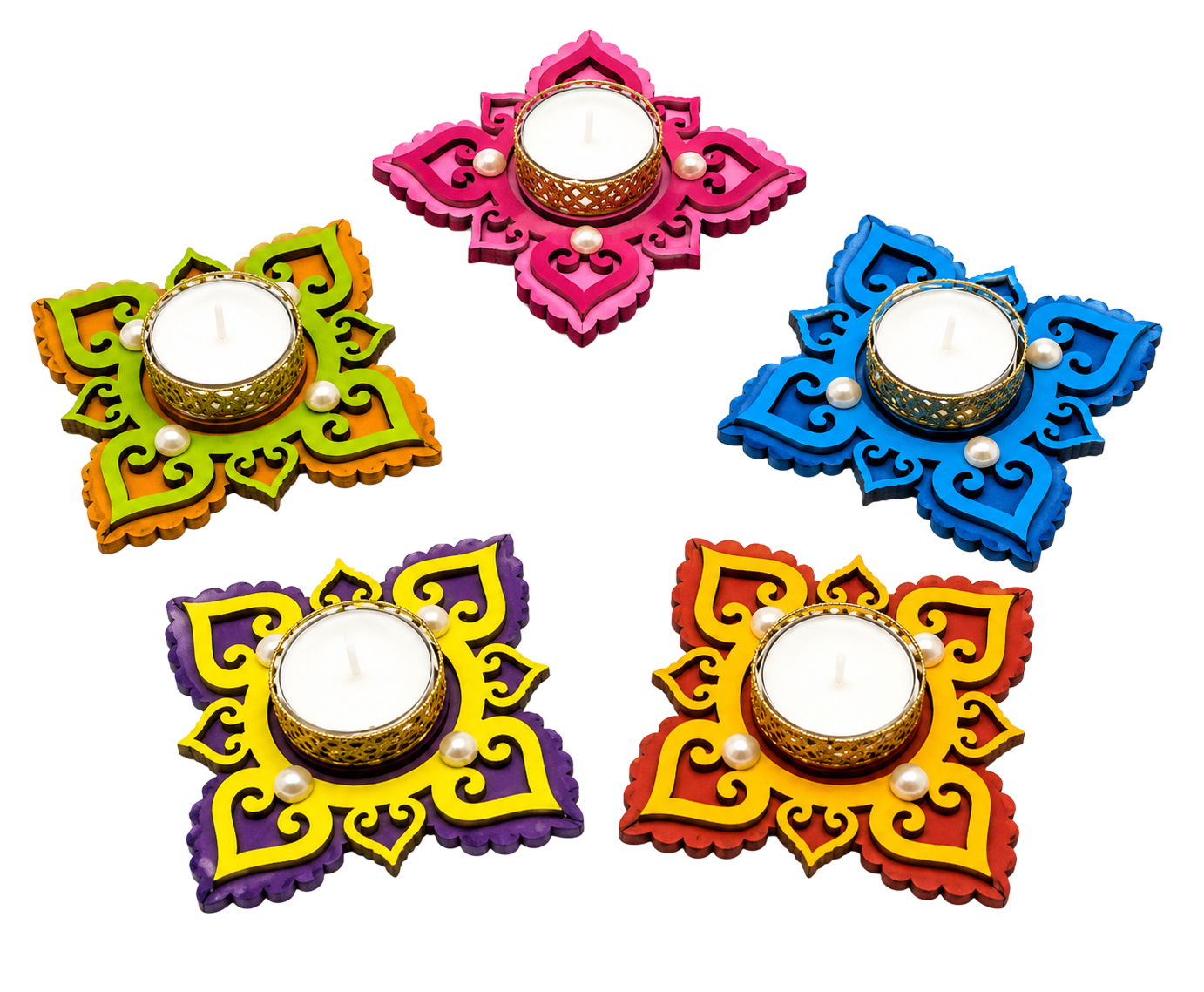 T light Holder- MDF Square — image 2