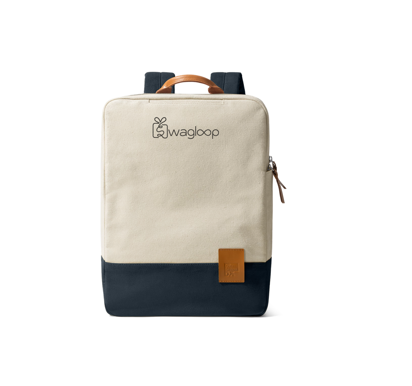 Ivory - Navy 9 to 9 Backpack