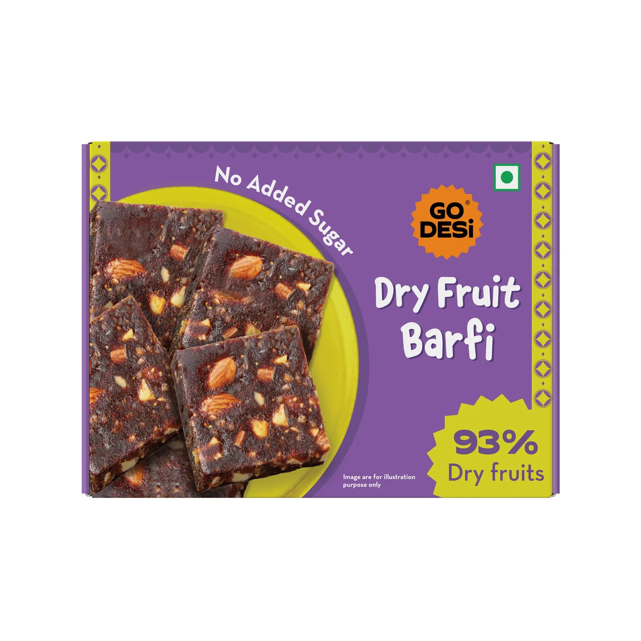 GoDesi Dry Fruit Burfi Box (200g)