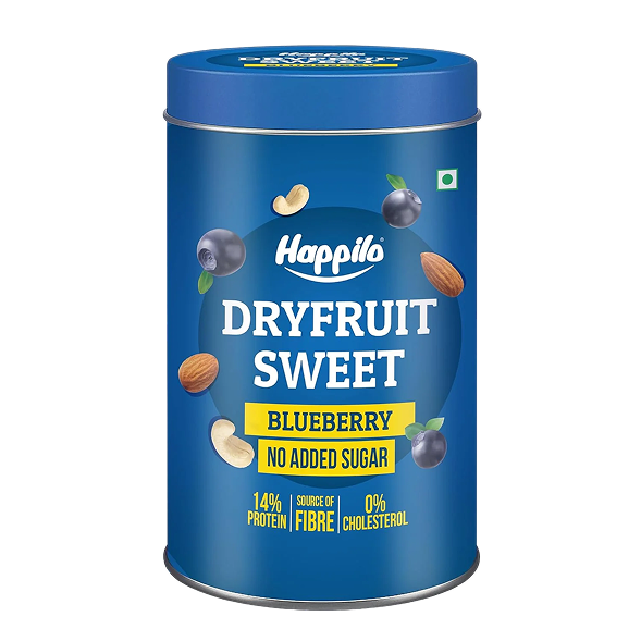 Happilo Dryfruit Sweet Blueberry Tin 150gm