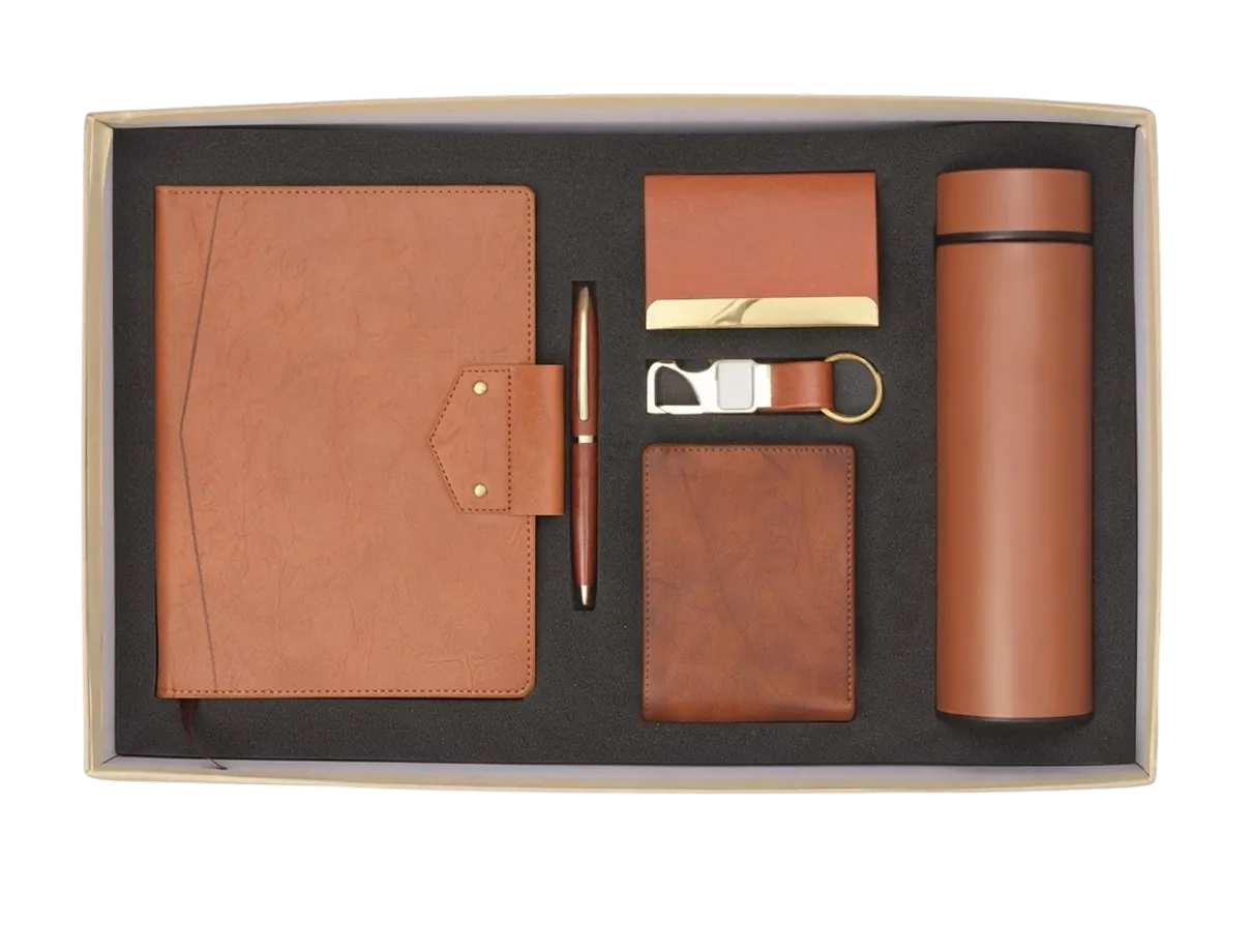 Elite Tan Wallet Edition | 6-in-1 Gift Set