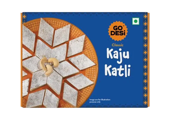 GoDesi Classic Kaju Katli Box 200 grams — image 1