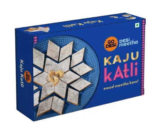 GoDesi Classic Kaju Katli Box 400 grams — image 1