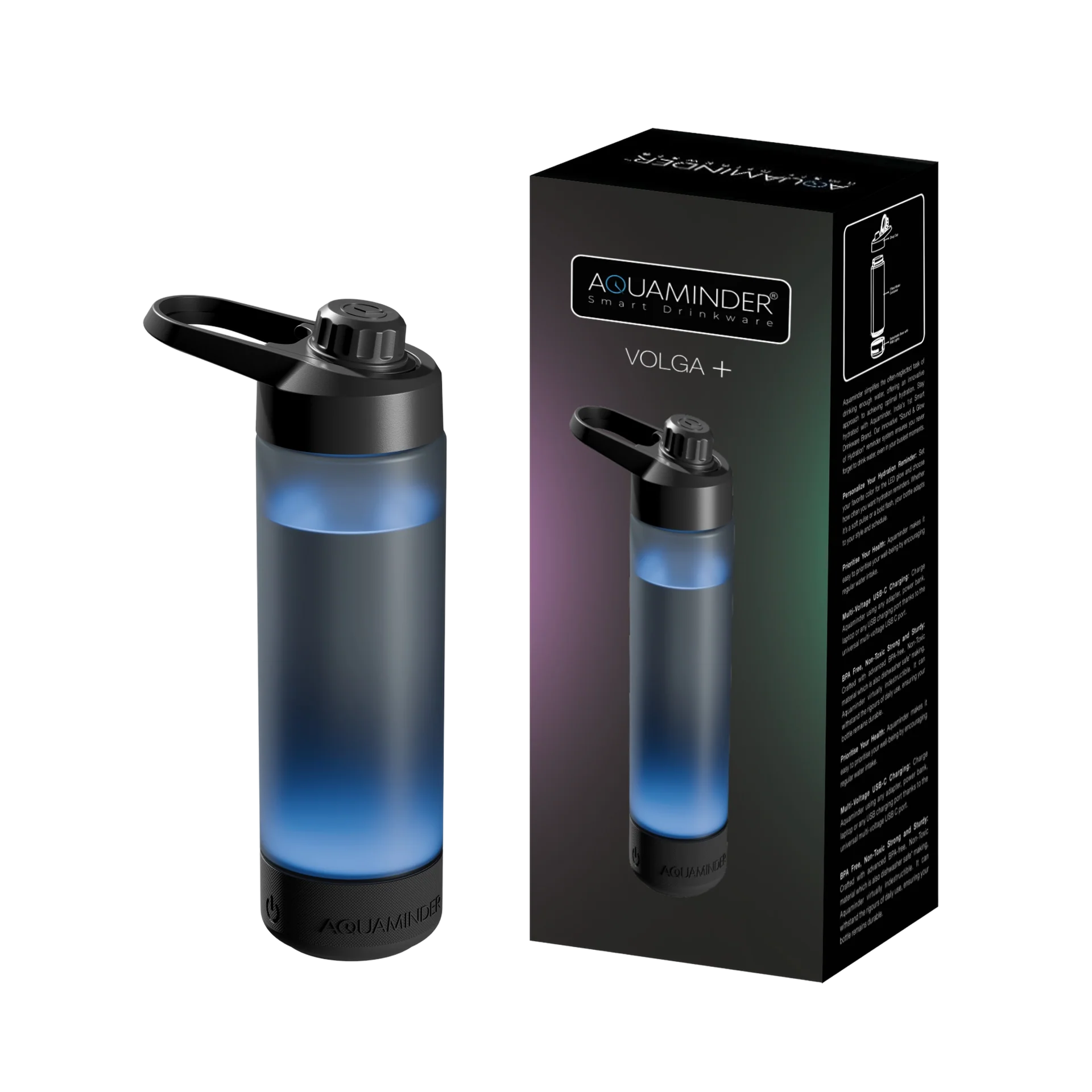 Aquaminder Volga+ Smart Water Bottle — image 2