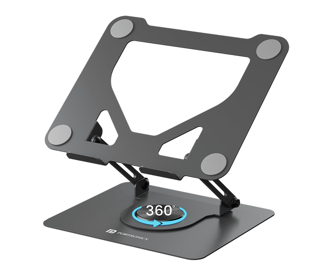 Portronics My Buddy K11 Metal Laptop Stand — image 2