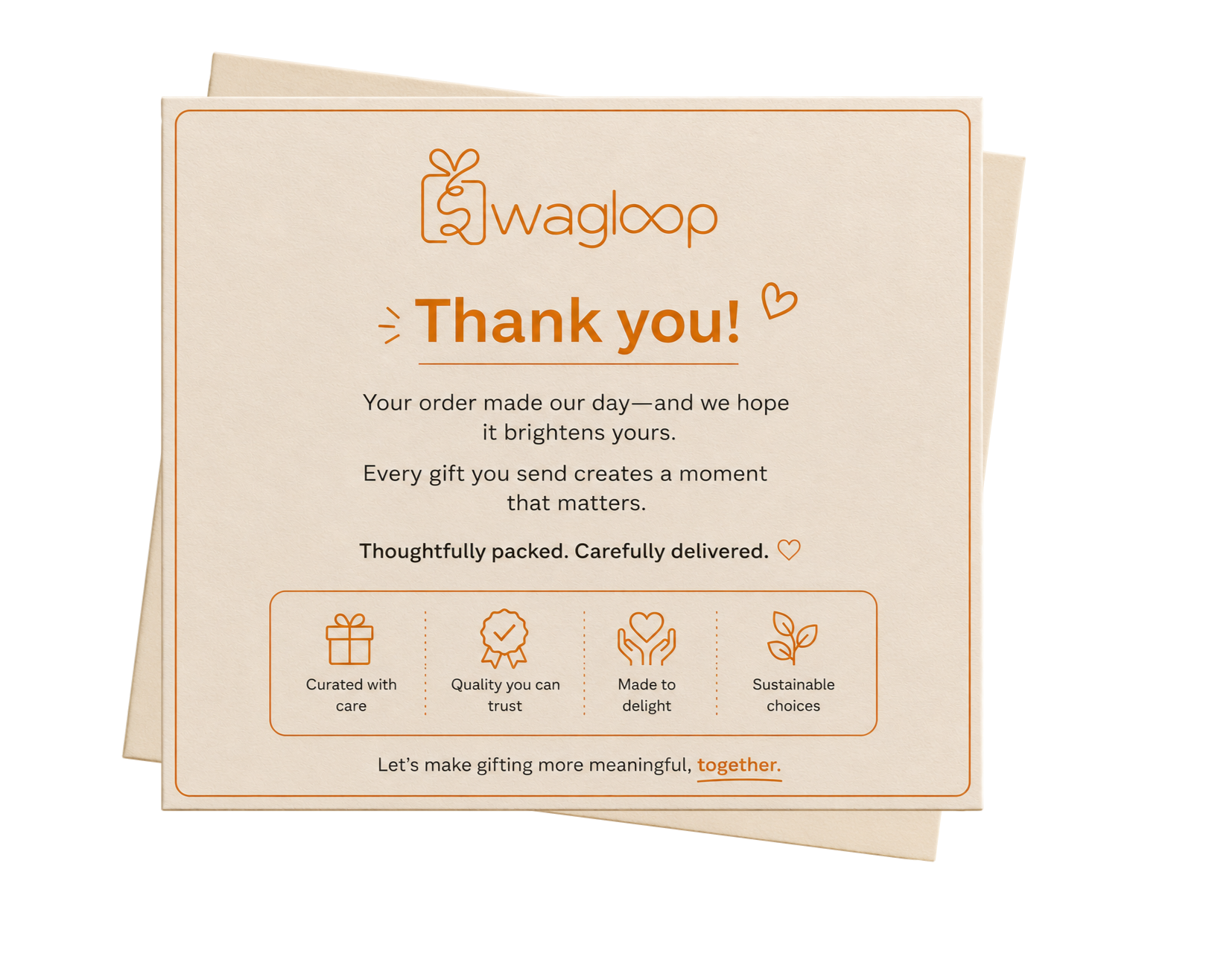 Customized Message Insert
