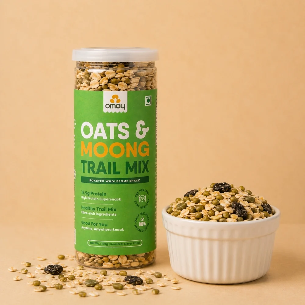Omay Oats & Moong Mix 160gm — image 1