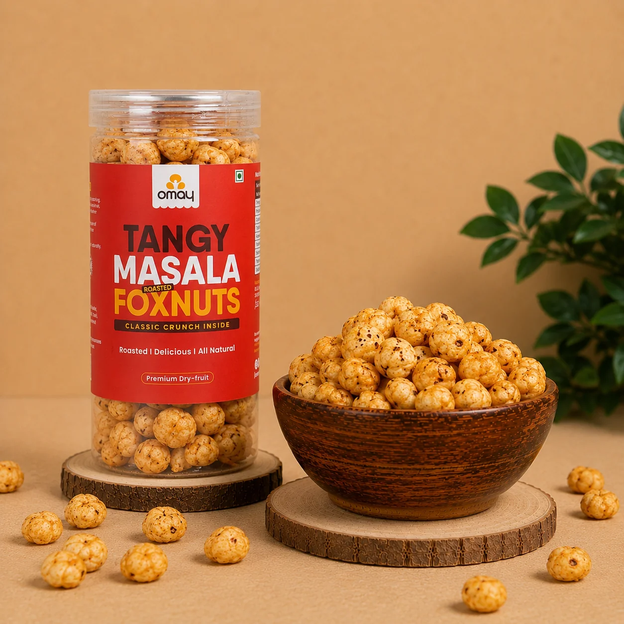 Omay Tangy Masala Foxnuts, 30g — image 5