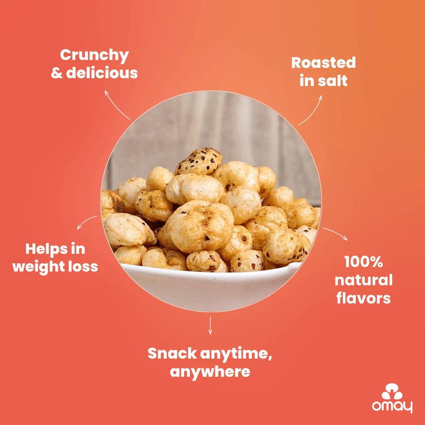 Omay Tangy Masala Foxnuts, 30g — image 2