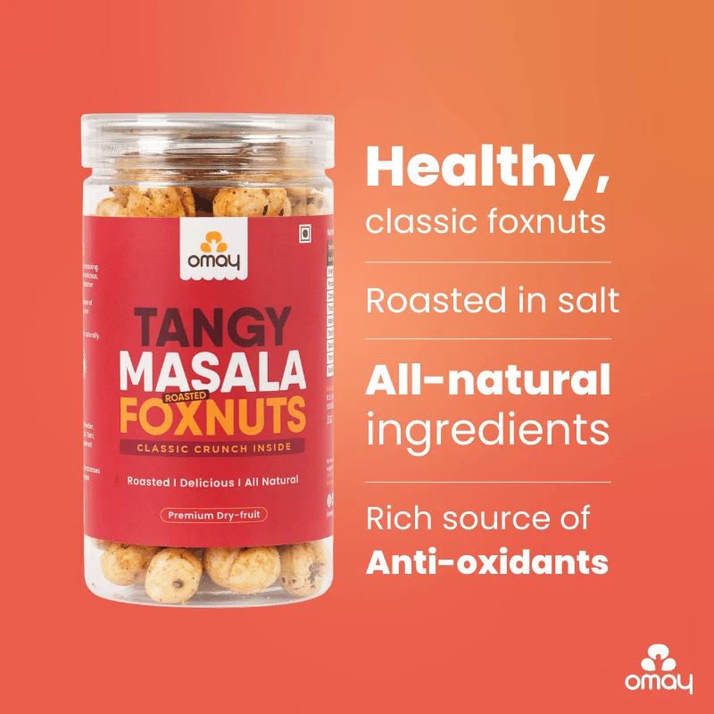 Omay Tangy Masala Foxnuts, 30g — image 4