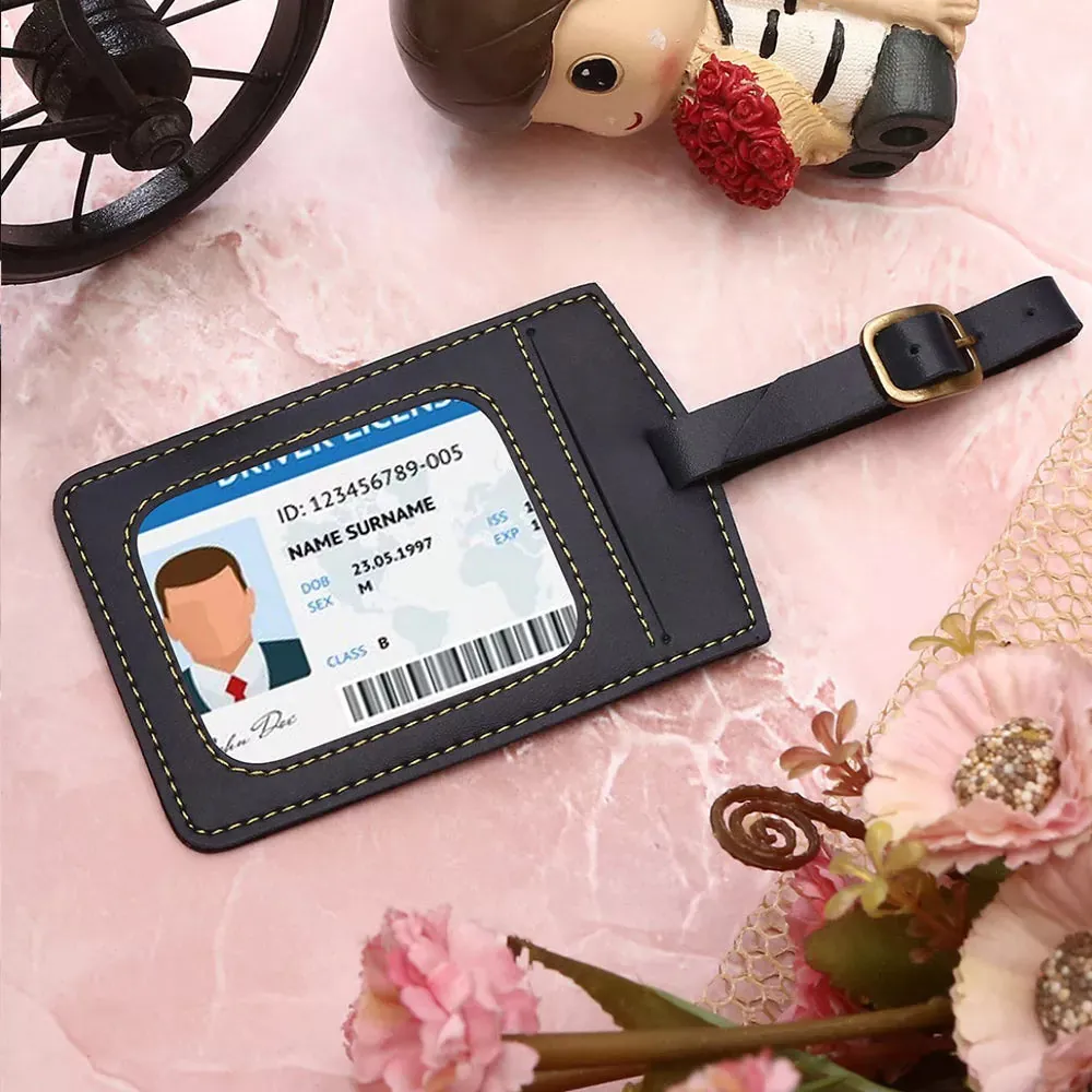 Personalised Luggage Tag with Charm
