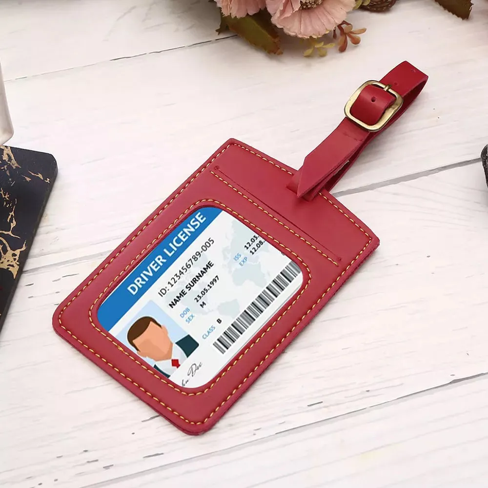 Personalised Luggage Tag with Charm