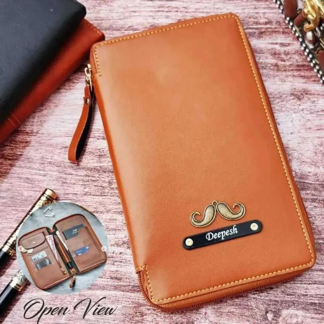 Personalised Travel Organiser with Charm