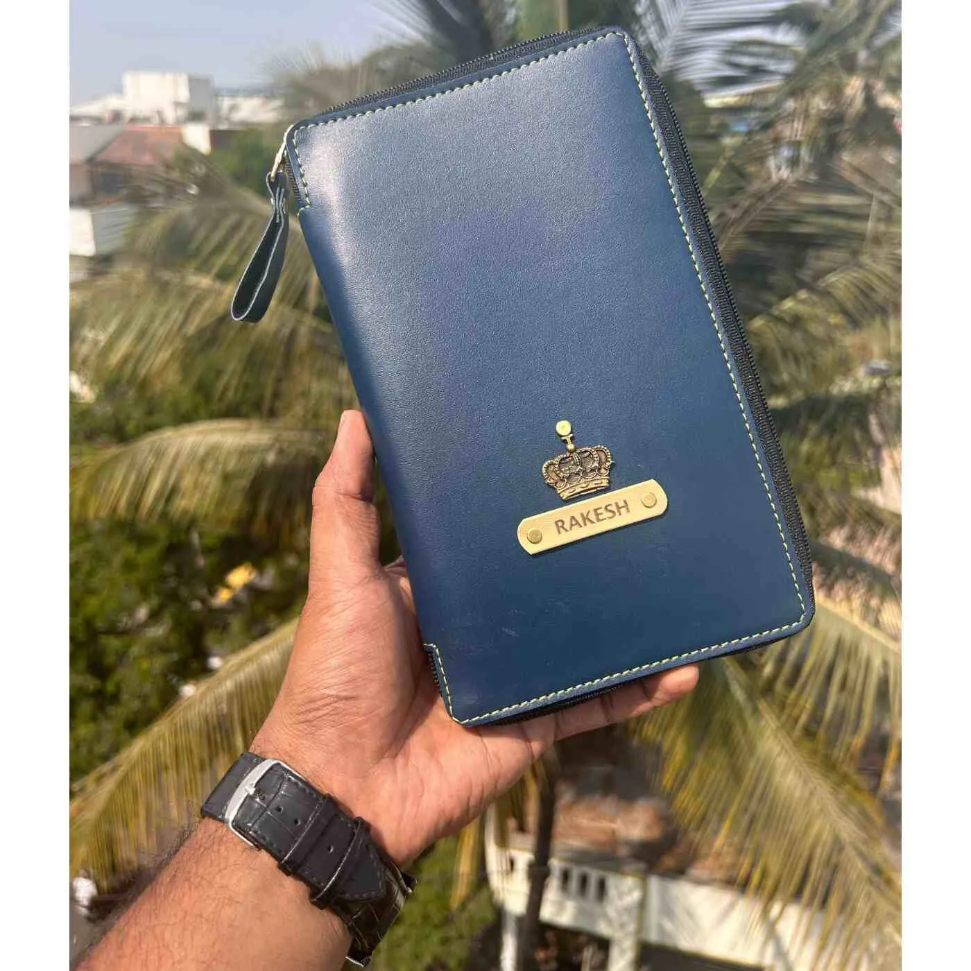 Personalised Travel Organiser with Charm