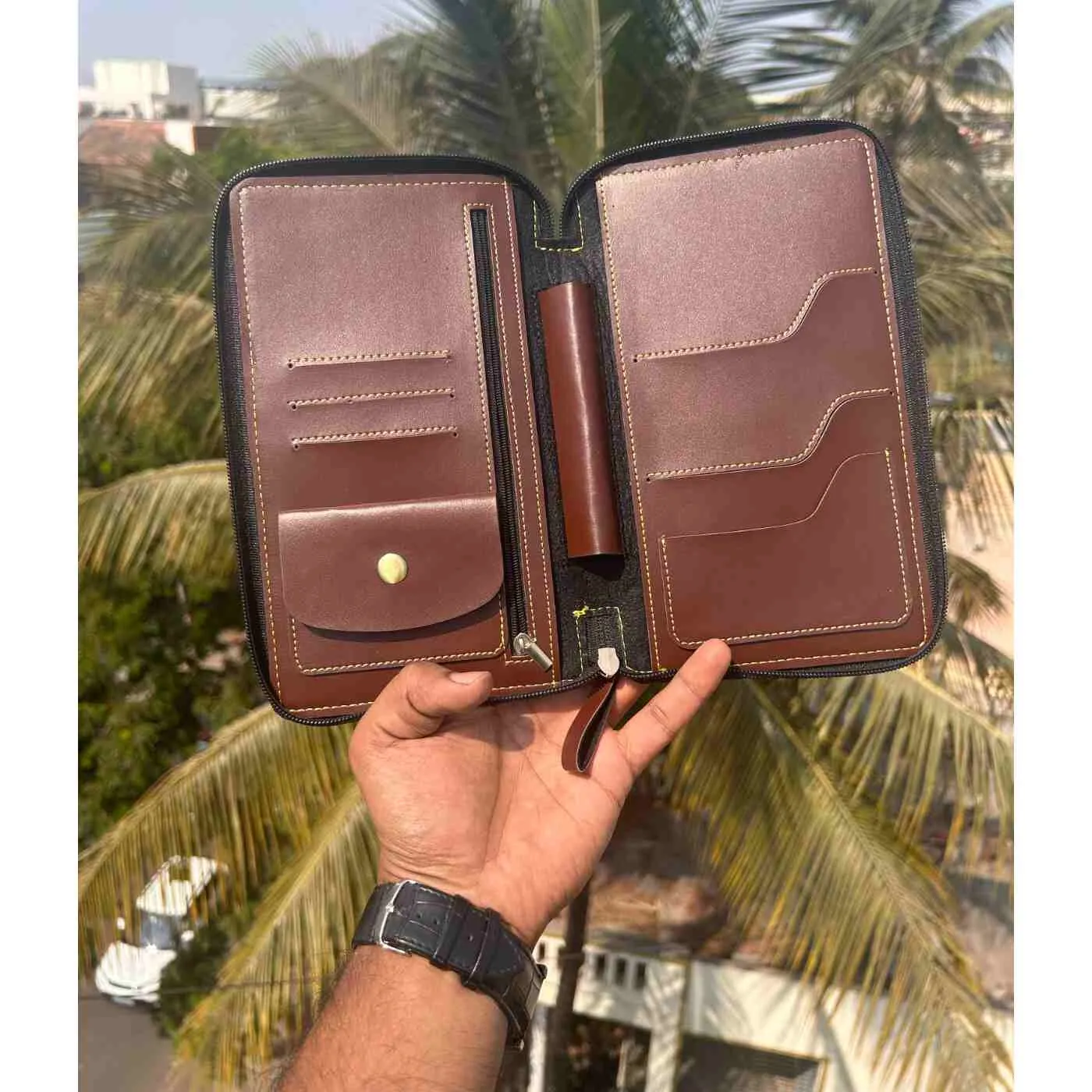 Personalised Travel Organiser with Charm