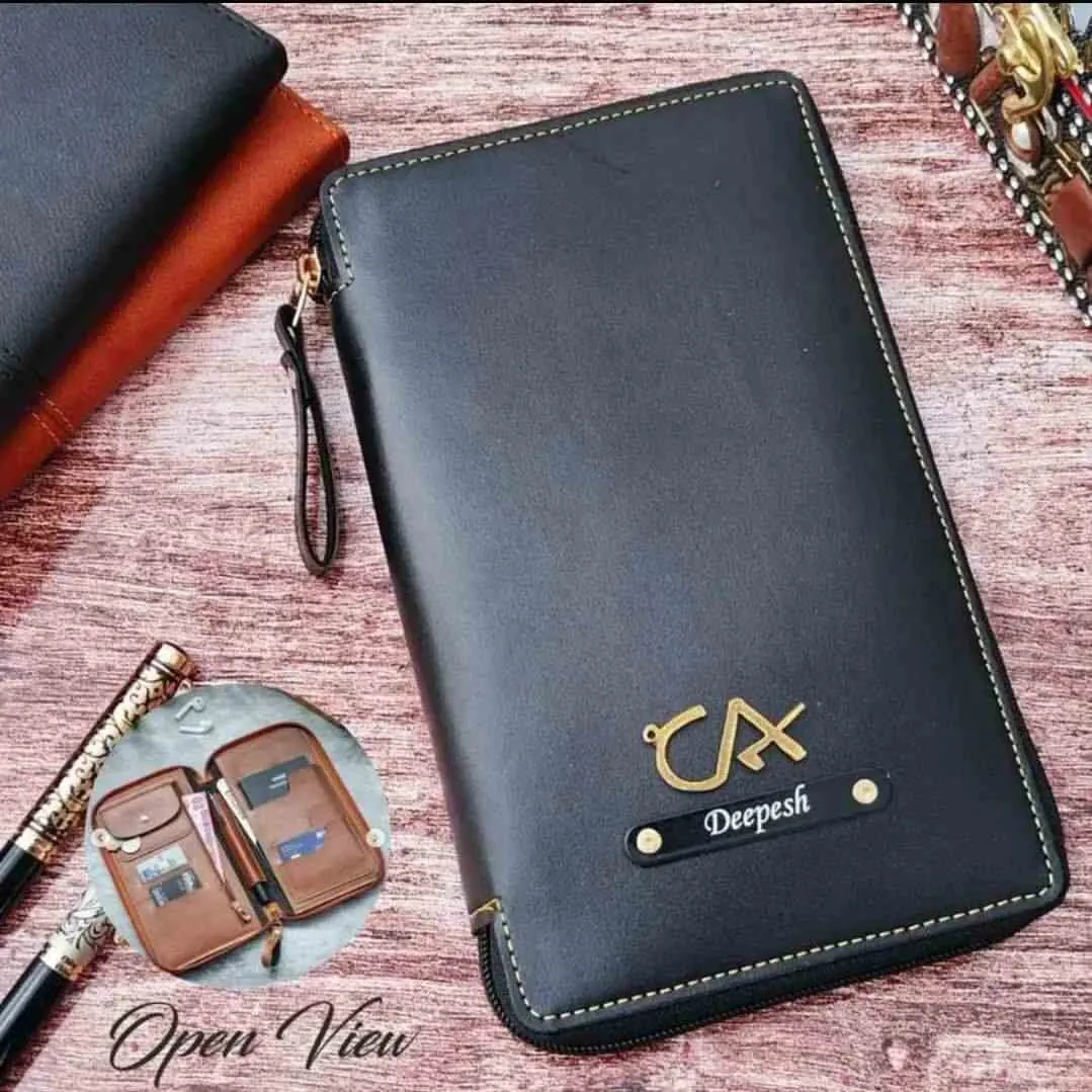 Personalised Travel Organiser with Charm