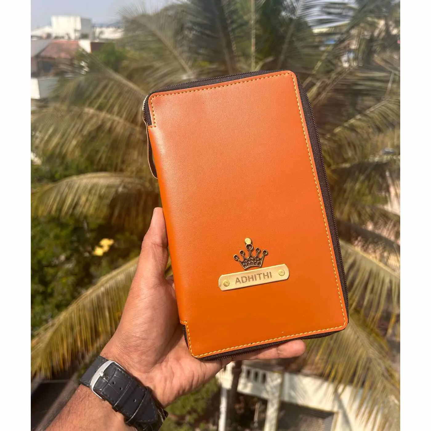 Personalised Travel Organiser with Charm