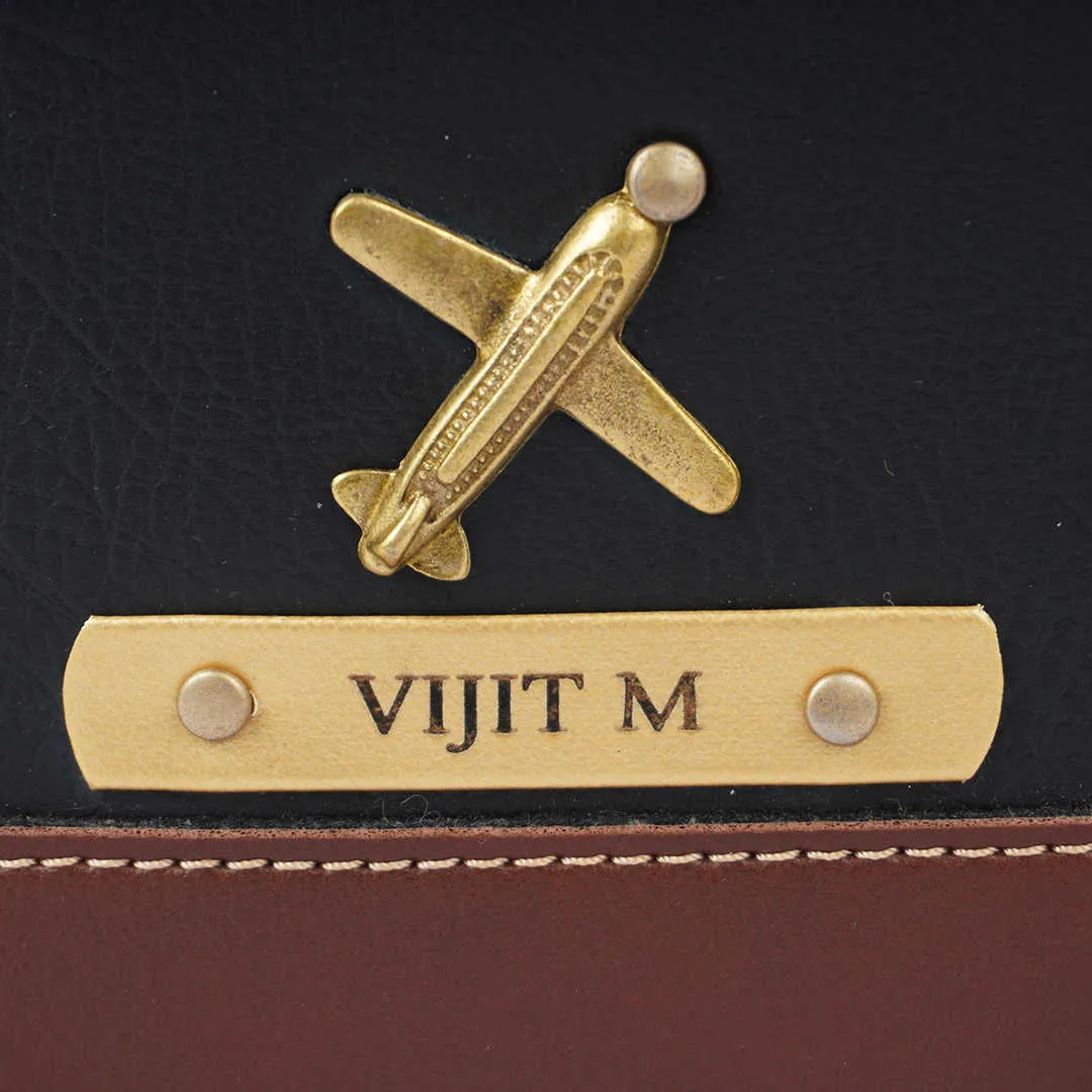 Personalised Two-Tone Toiletry Kit with Charm