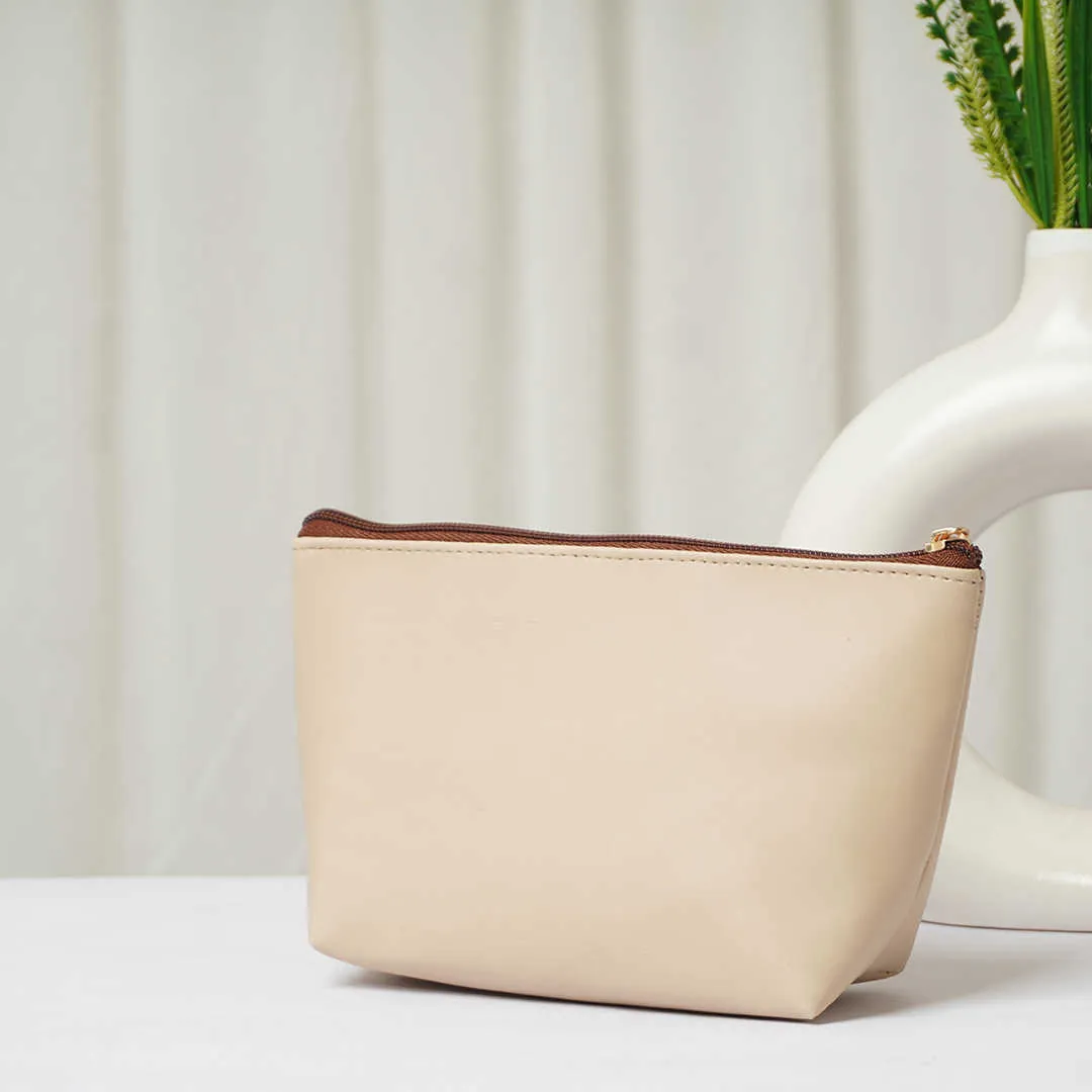 Personalised Vegan Leather Pouch with Charm