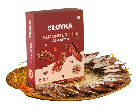 LOYKA Almond Brittle Assorted - 14pcs pack — image 1