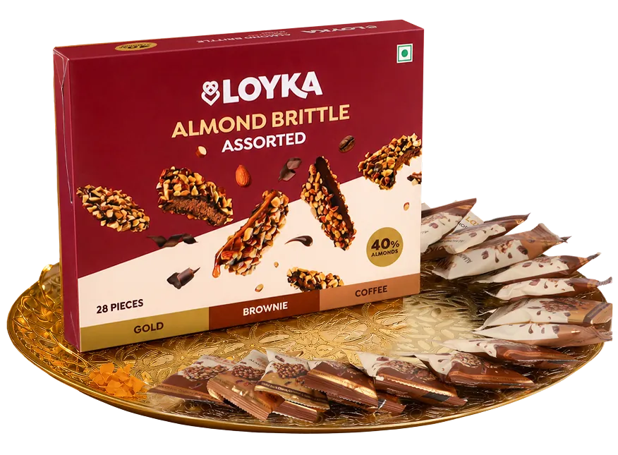 LOYKA Almond Brittle Assorted - 28pcs pack — image 1