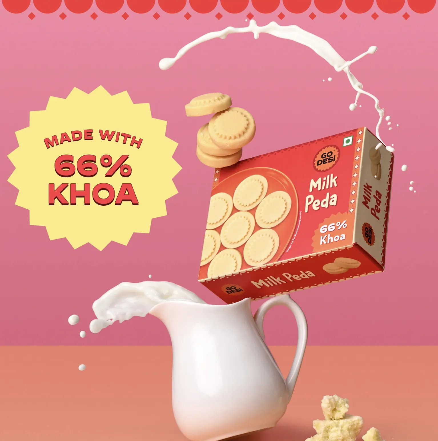 GoDesi Milk Peda Box 200 grams — image 1