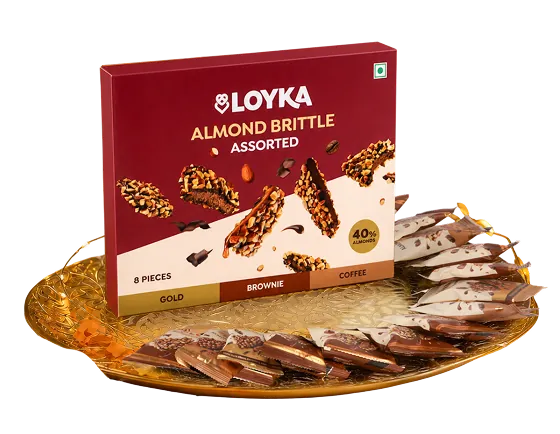LOYKA Almond Brittle Assorted - 8pcs pack — image 1