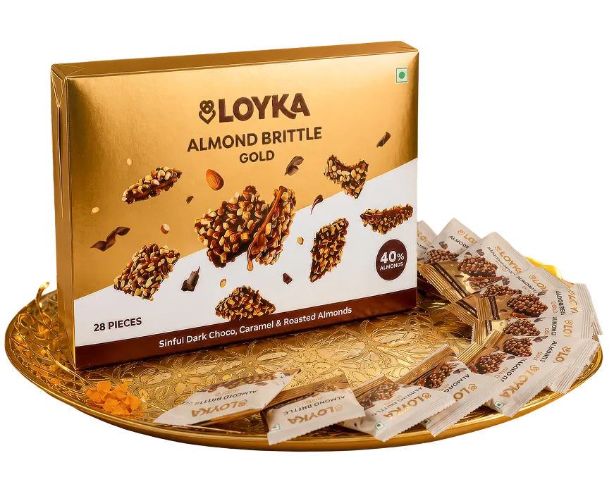 LOYKA Almond Brittle Gold - 28pcs pack
