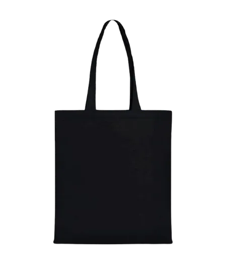 Reusable Black Tote Bag