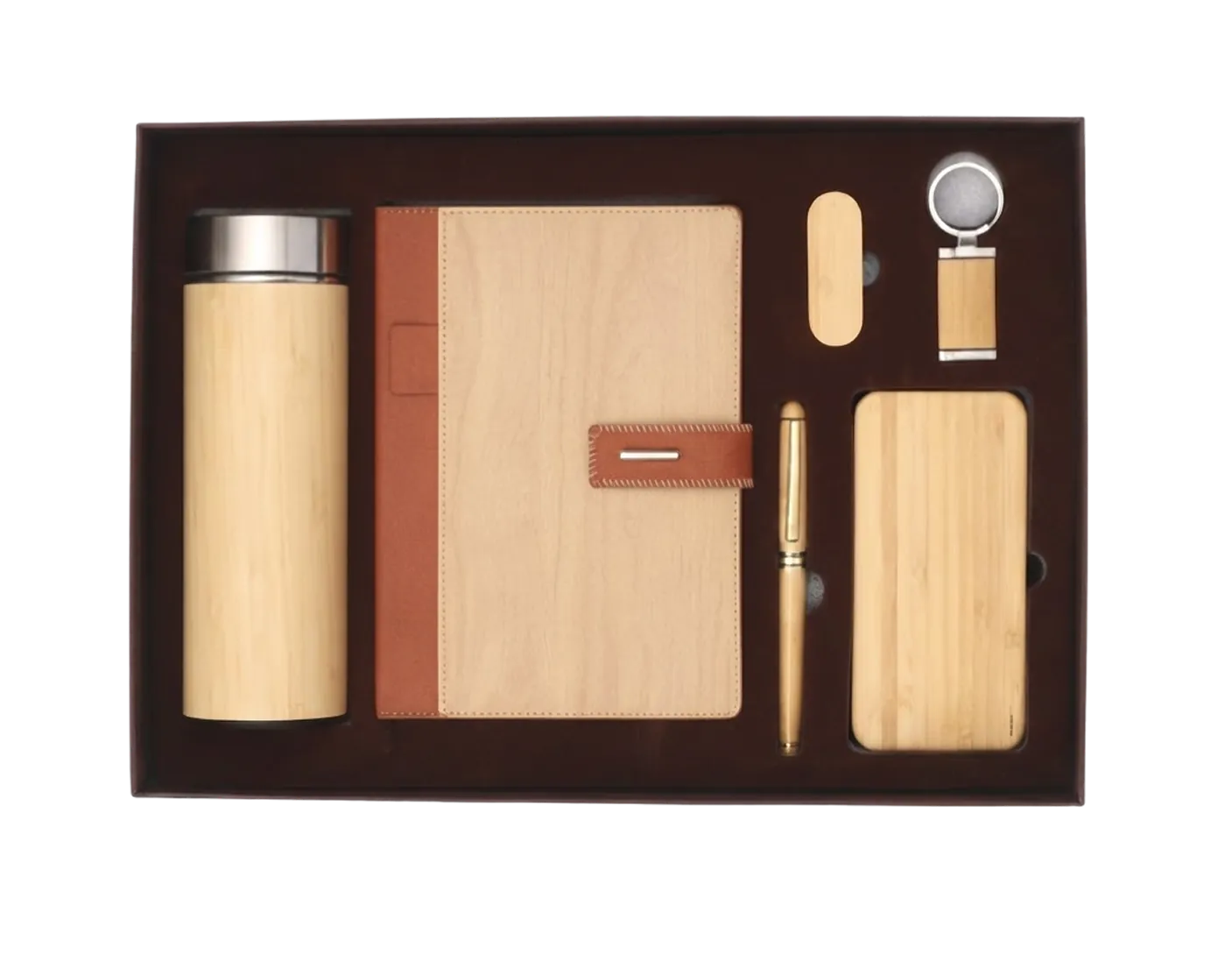 Sustain Pro | Bamboo Edition with Power Bank and Pendrive