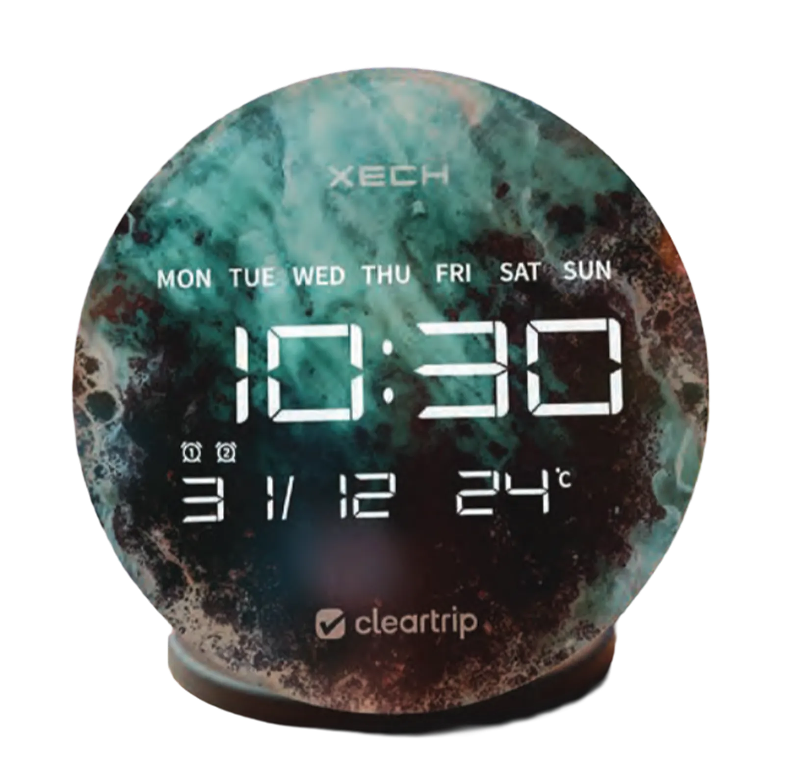 XECH SOLARIS X - Desktop Clock Speaker (Customised) — image 1