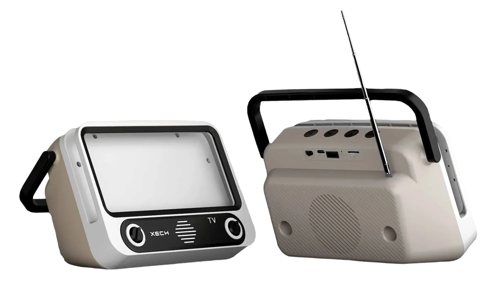 XECH TELLIVIBE MAX II - Retro Speaker + Phone Holder — image 3